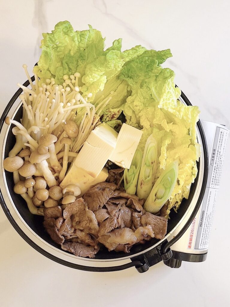 Healthy Sukiyaki Recipe (Japanese Beef Hot Pot)