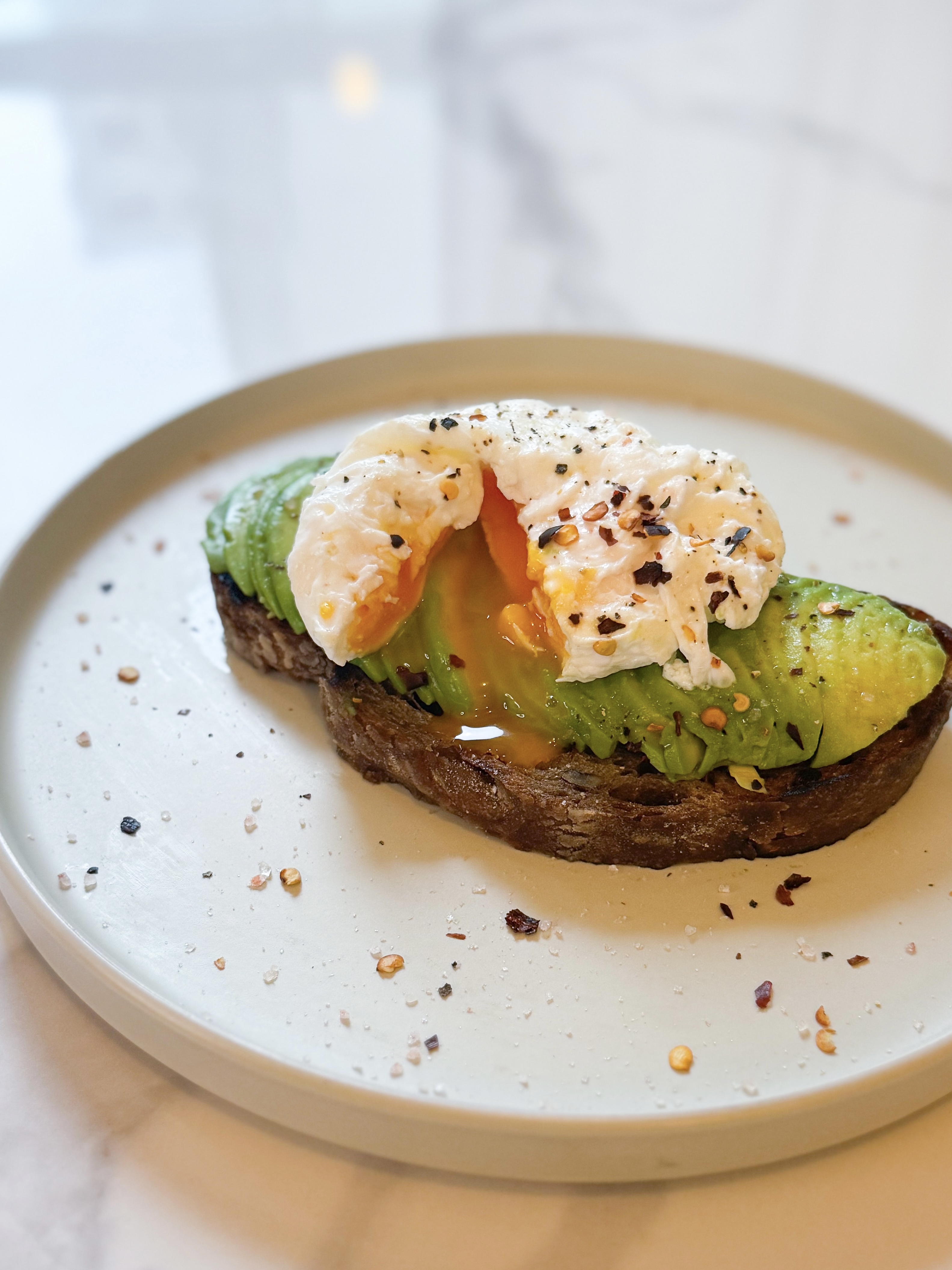 Poached Egg and Avocado on Toast