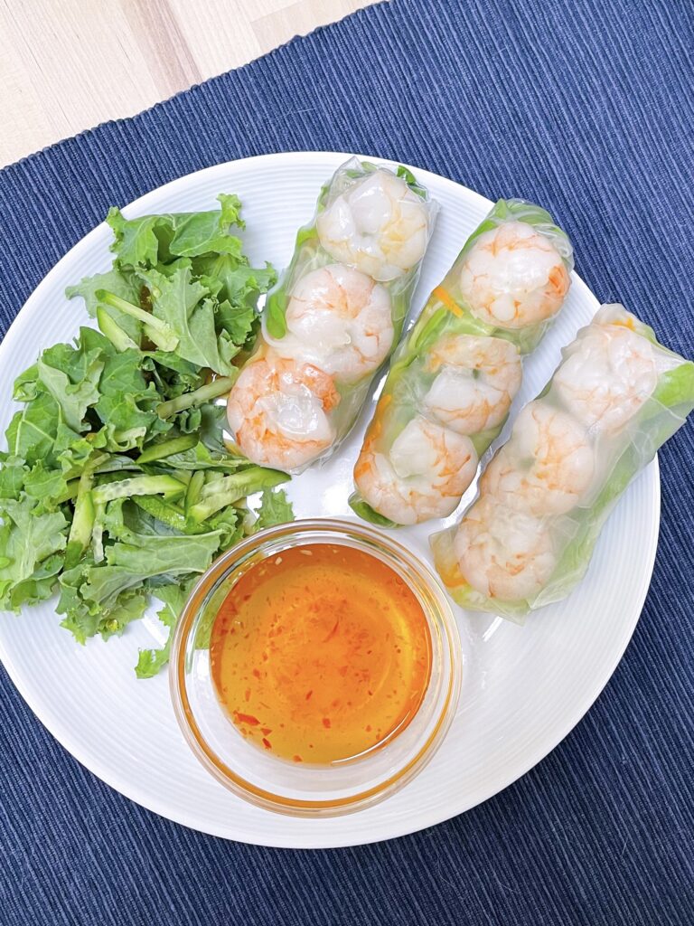 Vietnamese Shrimp Rice Paper Rolls (Healthy and Easy!)